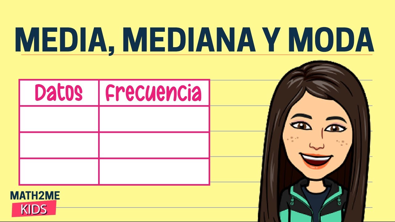 🔴 Media, mediana y moda en Tablas de Frecuencia