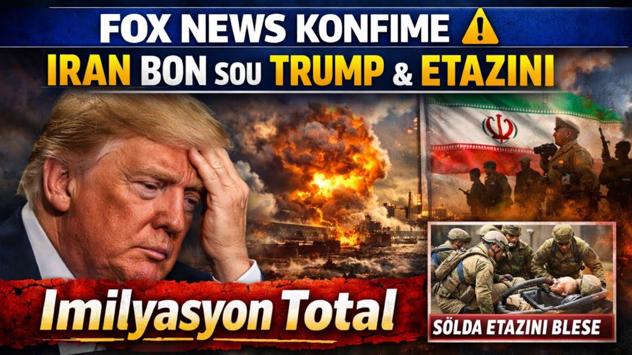 Fox News KONFIME nouvèl la. Iran BON sou Trump. Imilyasyon Total pou Etazini