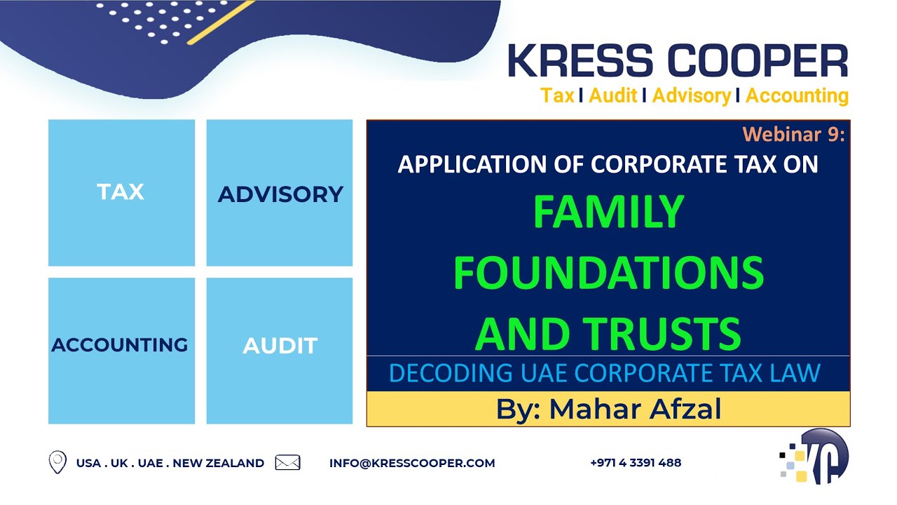 UAE Corporate Tax on Family Foundations & Trusts | Tax Implications & Compliance
