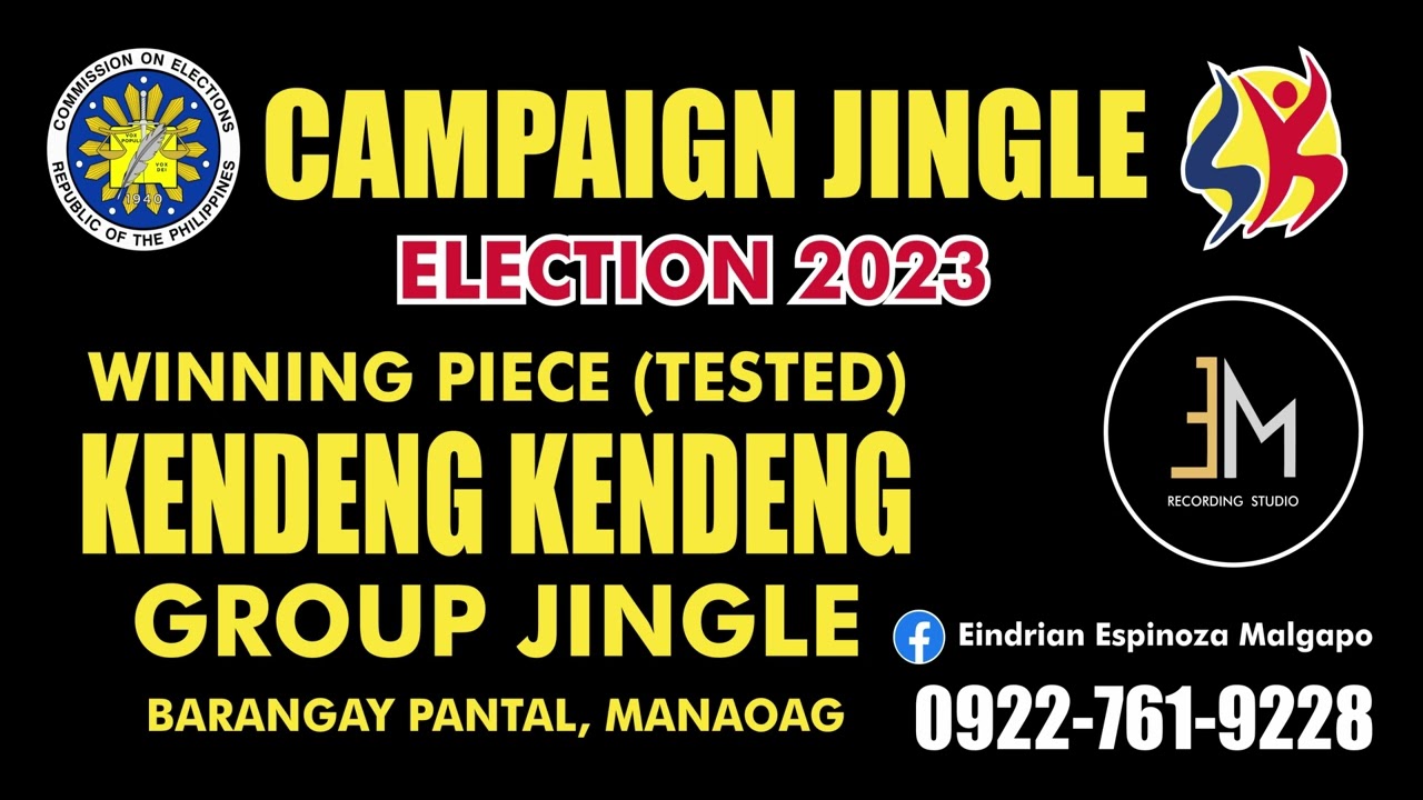 KENDENG KENDENG GROUP JINGLE - BARANGAY & SK ELECTION 2023 CAMPAIGN JINGLE SAMPLE