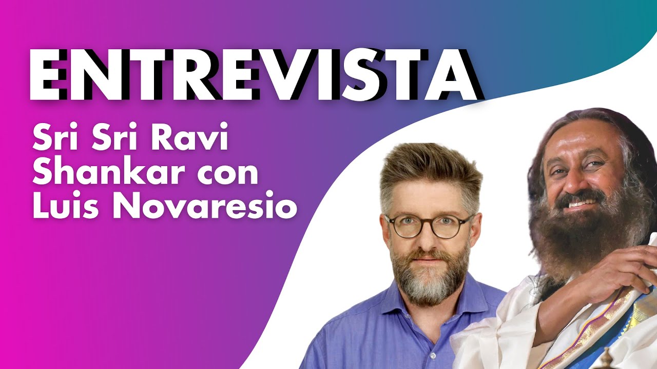 Entrevista Sri Sri Ravi Shankar con Luis Novaresio