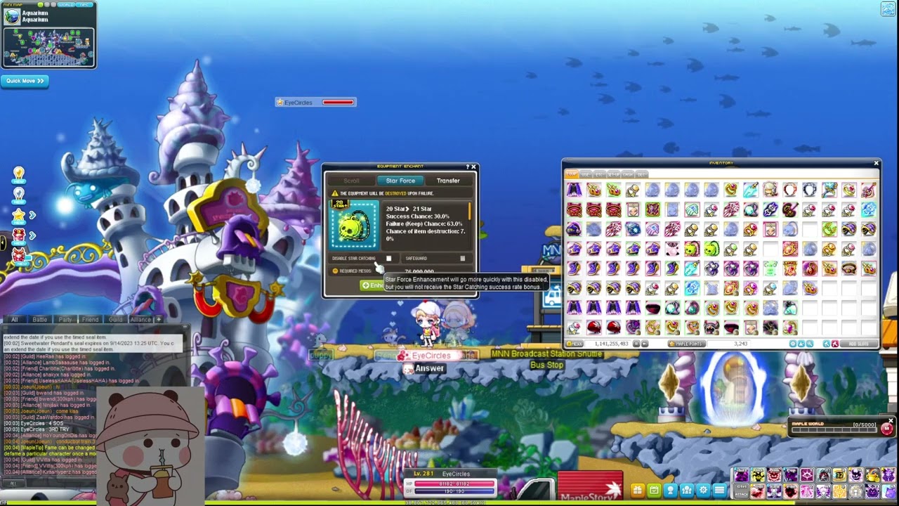 (Reboot) Maplestory Tapping Source of Suffering 3RD ONE