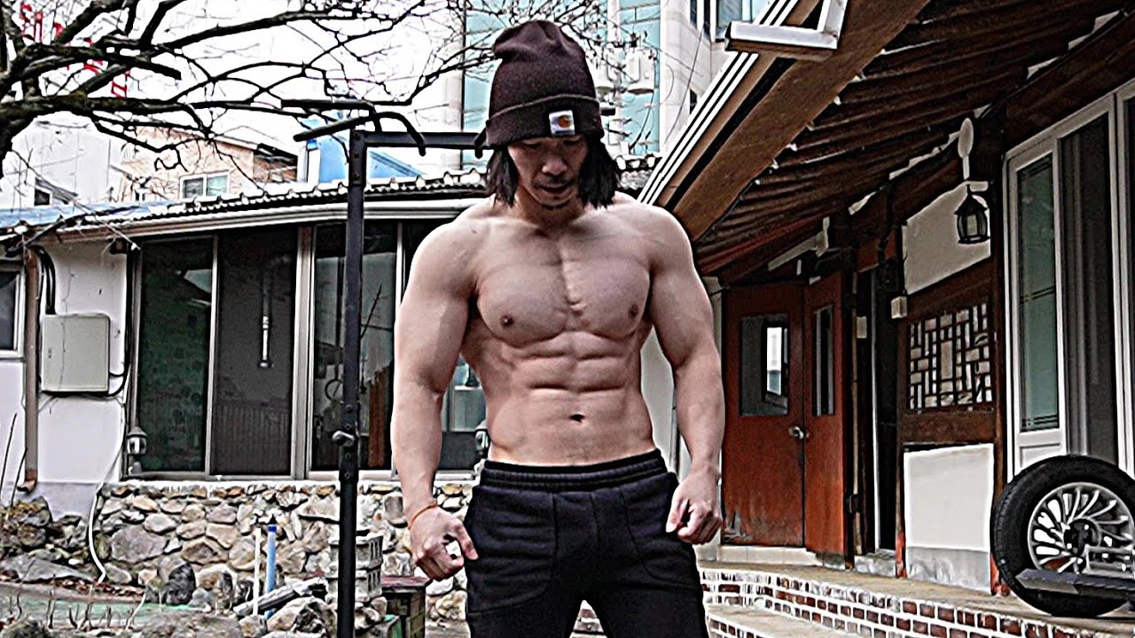 헬스장 대신 집에서 근육량 가장 빠르게 늘려주는 맨몸운동 루틴 / No Gym calistenics stretches muscles the fastest at home.