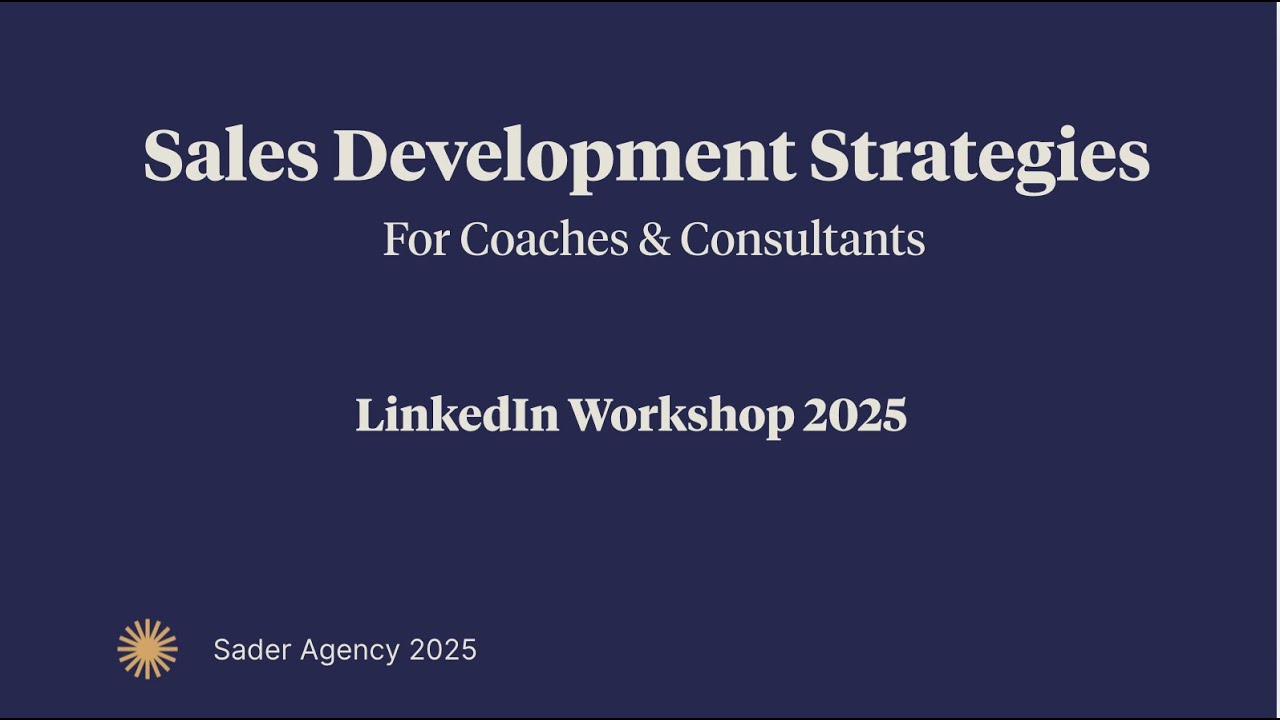 LinkedIn For Coaches, Consultants, & Experts In 2025