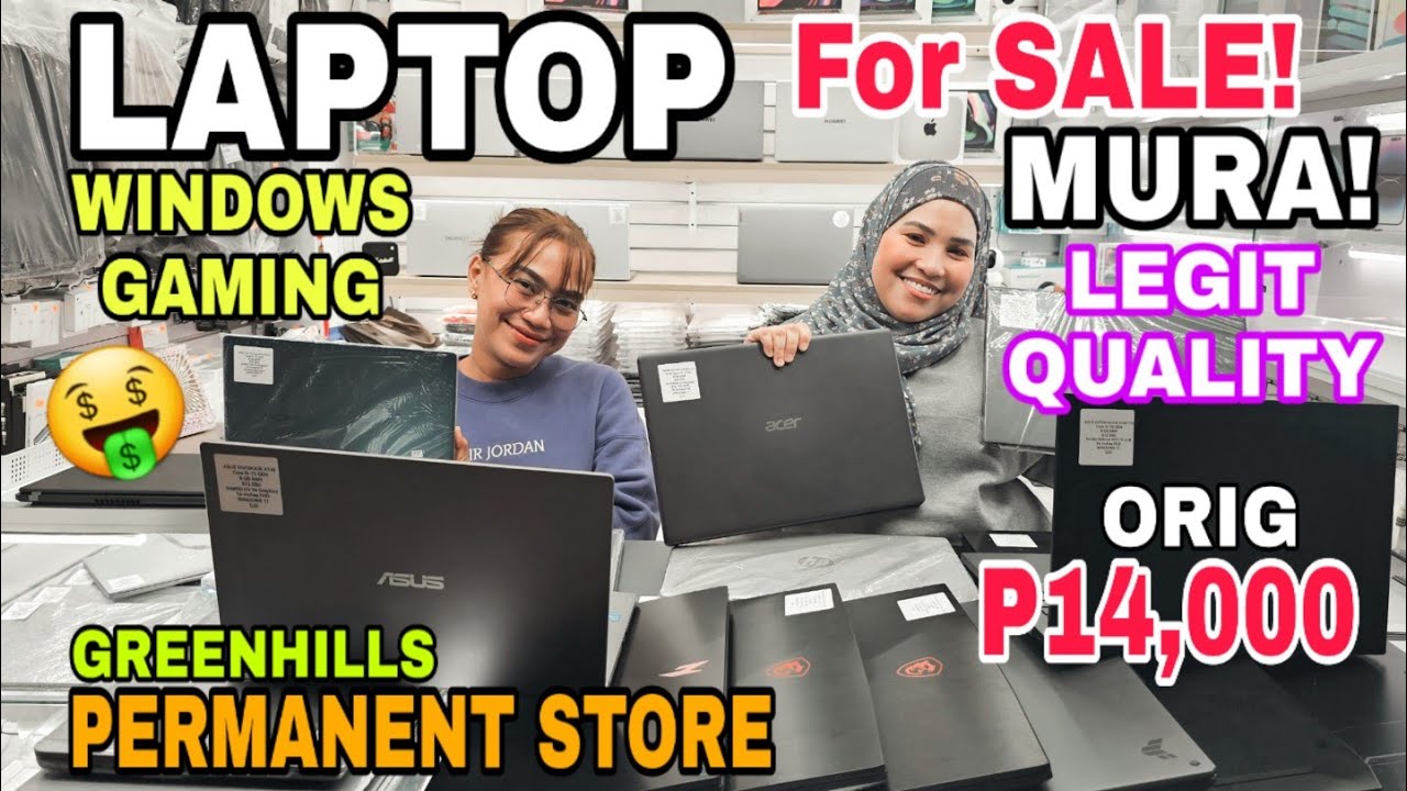 GAMING LAPTOP at WINDOWS Pinaka MAAYOS na BILIHAN MURA LEGIT ORIGINAL,Joseph telecom Greenhills