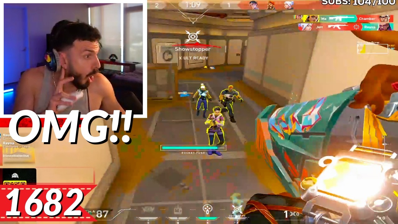 Asuna Is Back Streaming and Hits an INSANE ACE!! | Most Watched VALORANT Clips Today V1682
