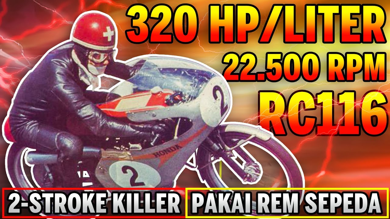 Gimana Cara MOTOR 4-TAK KALAHKAN 2-TAK? | HONDA RC116 | Crazy 60's