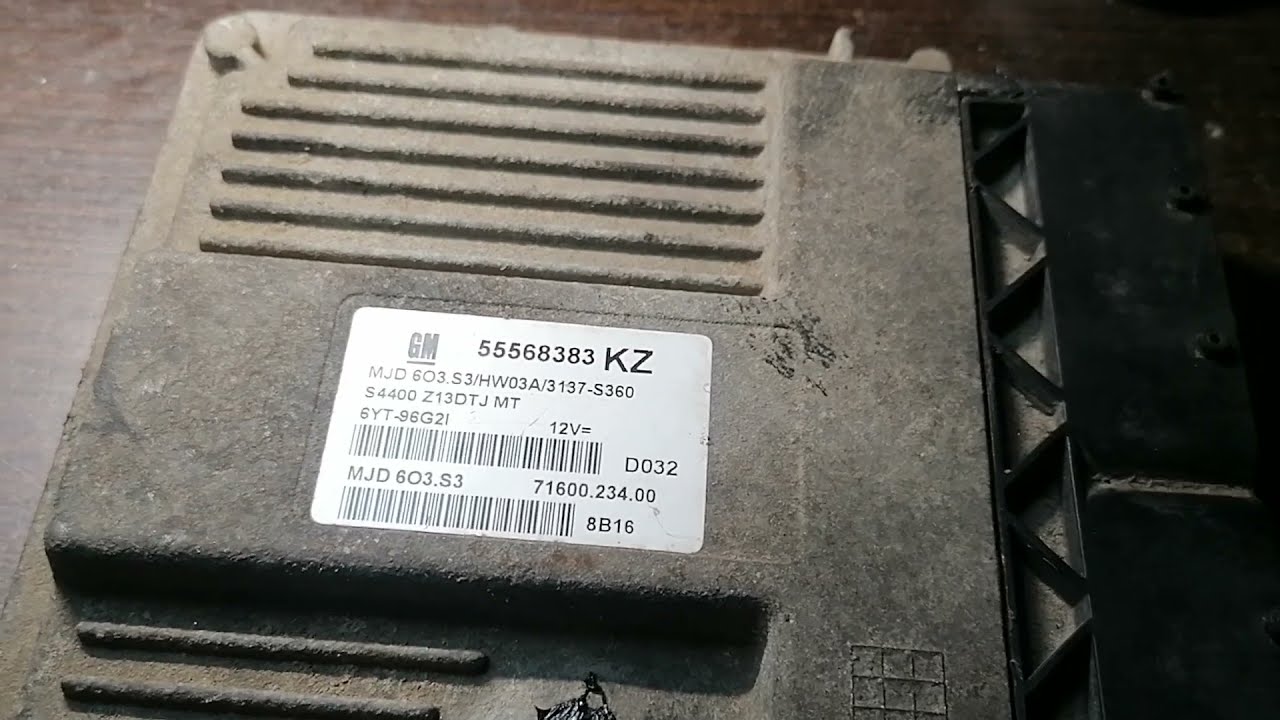 Когда не знаешь как открыть ЭБУ в  Opel Corsa D Z13DTH