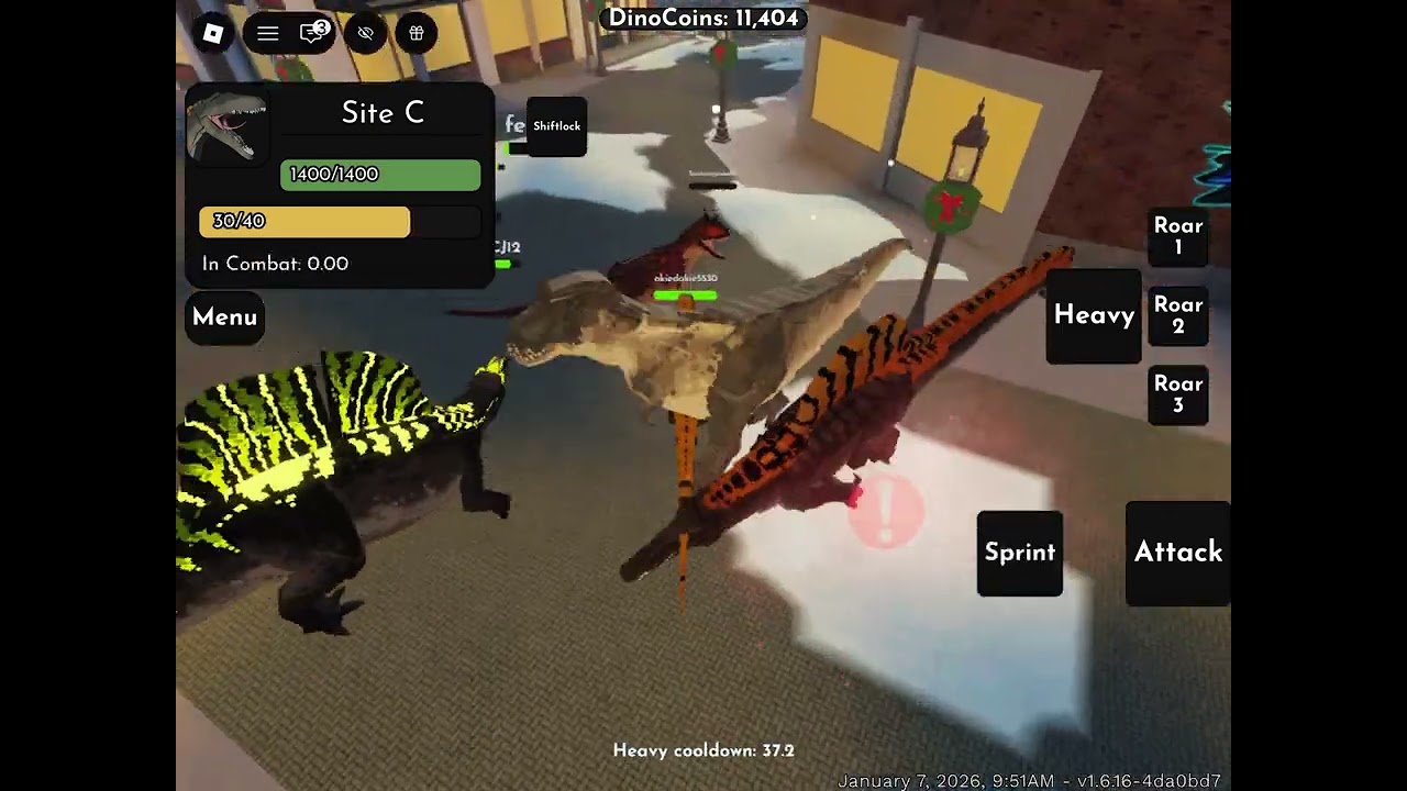 Jurassic Blocky Spinaclavus Gameplay