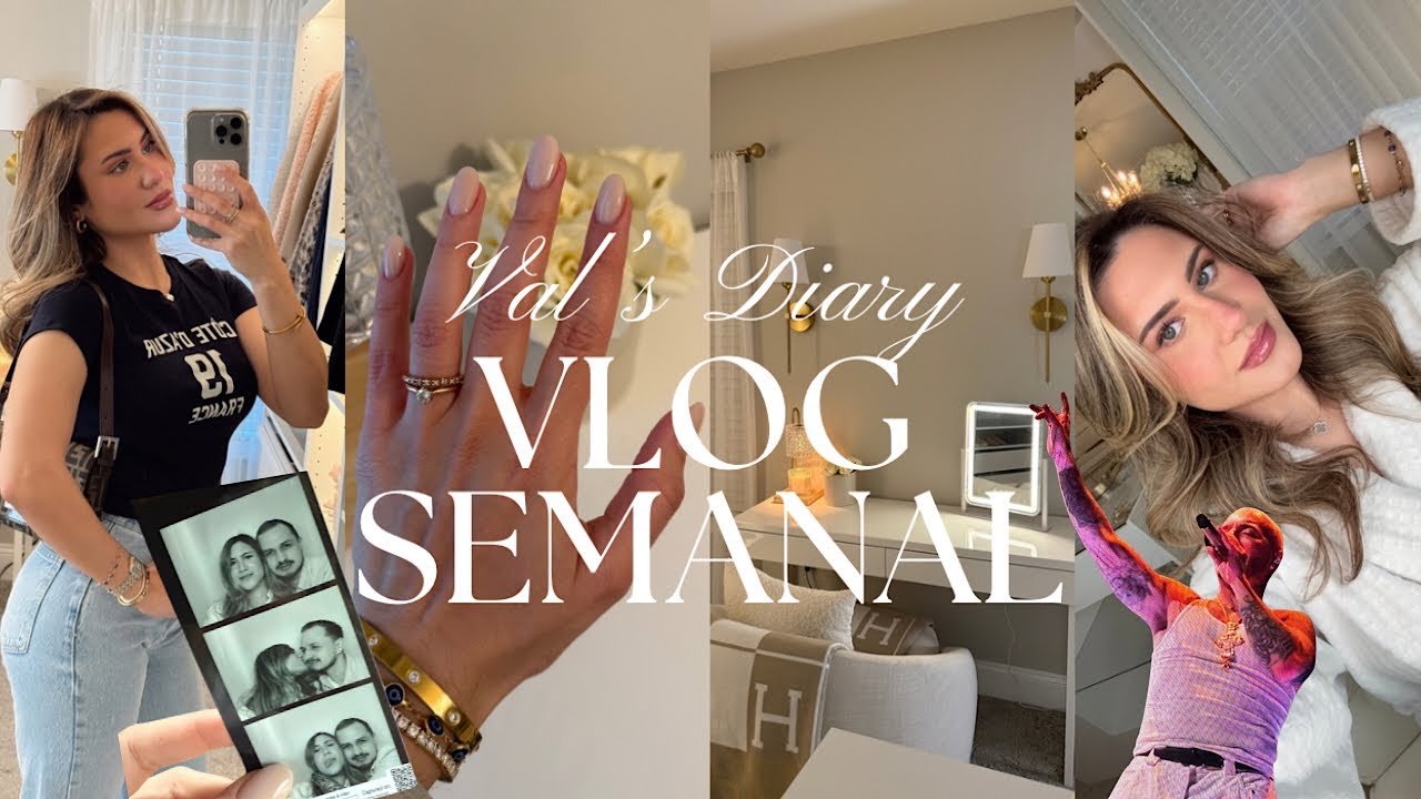 VLOG SEMANAL | Una marca me invito a un concierto, mi maquillaje característico, uñas, haul de ropa🏡