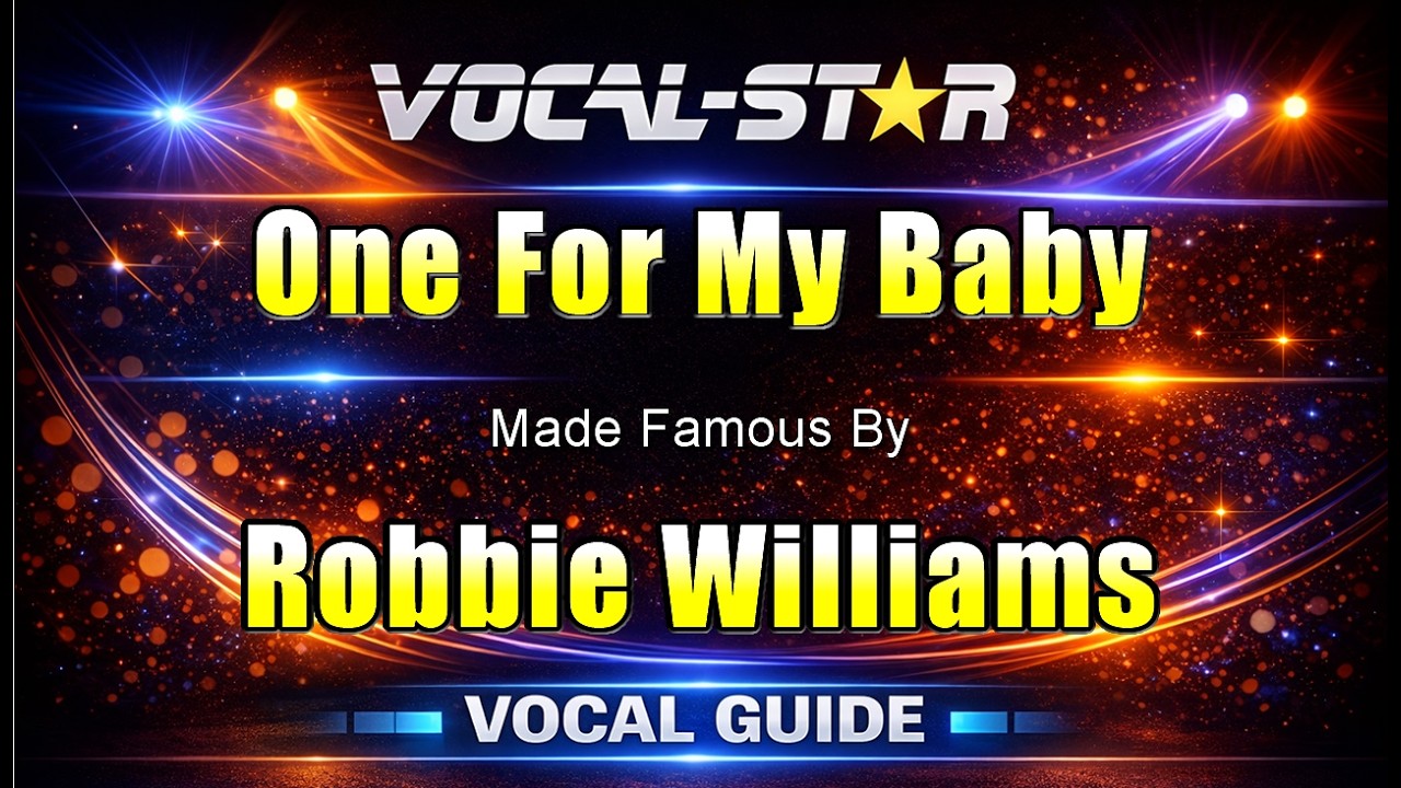 One For My Baby - Robbie Williams. Караоке с вокальным сопровождением.
