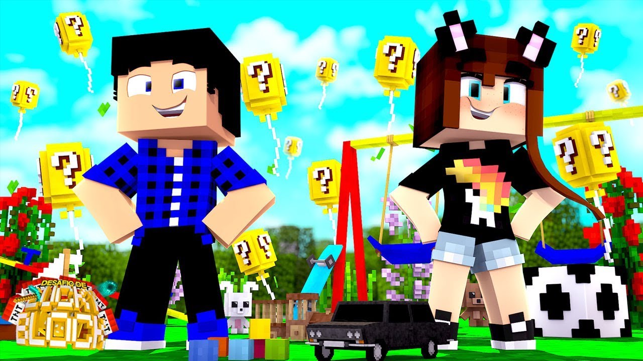INVASÃO DAS CRIANÇAS! - Minecraft Lucky Block