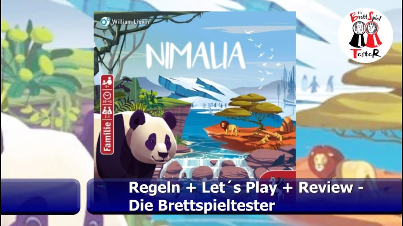 Nimalia von Pegasus Spiele - Regeln + Let´s Play + Review - Brettspiel - Die Brettspieltester