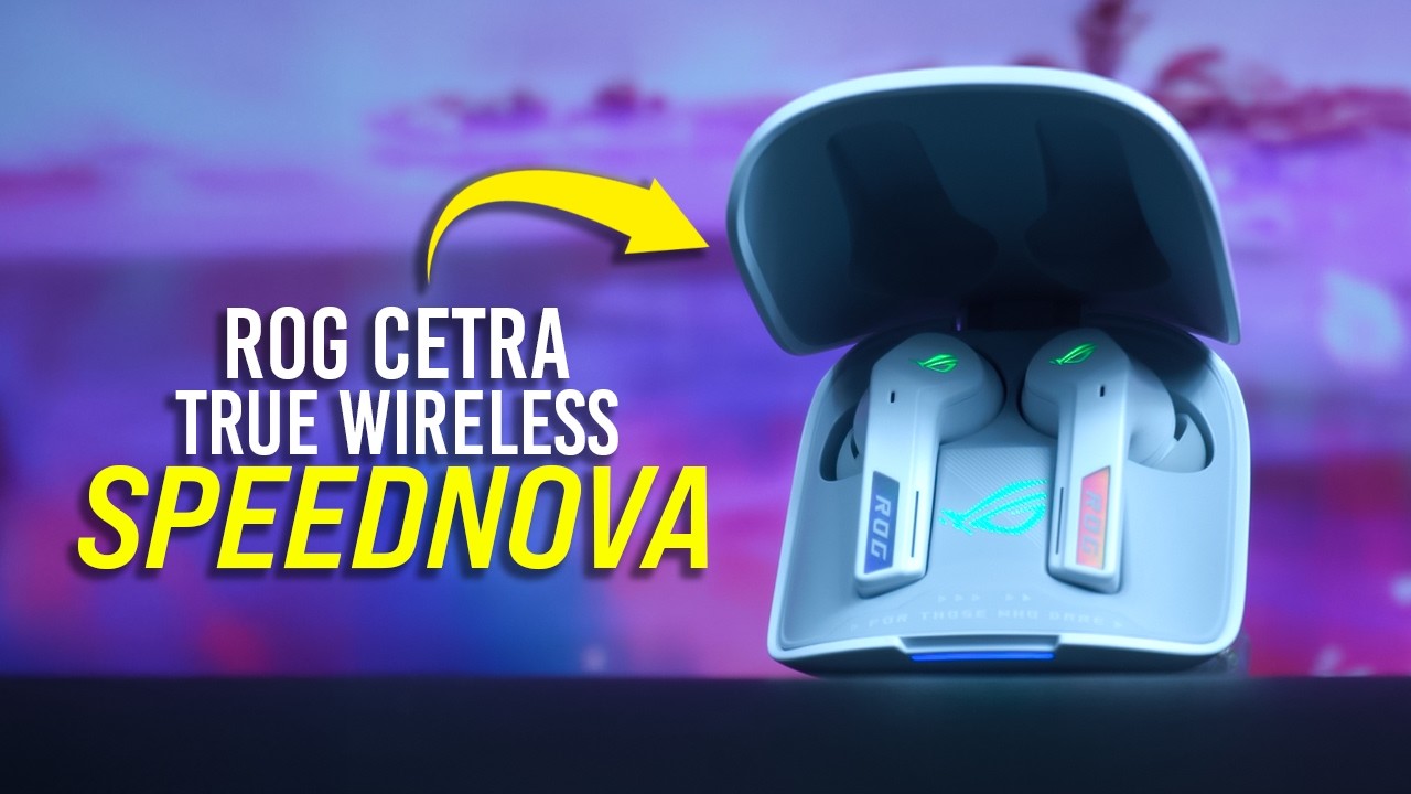 ¿Los MEJORES audífonos INALÁMBRICOS GAMER de 2025? | ROG Cetra SpeedNova