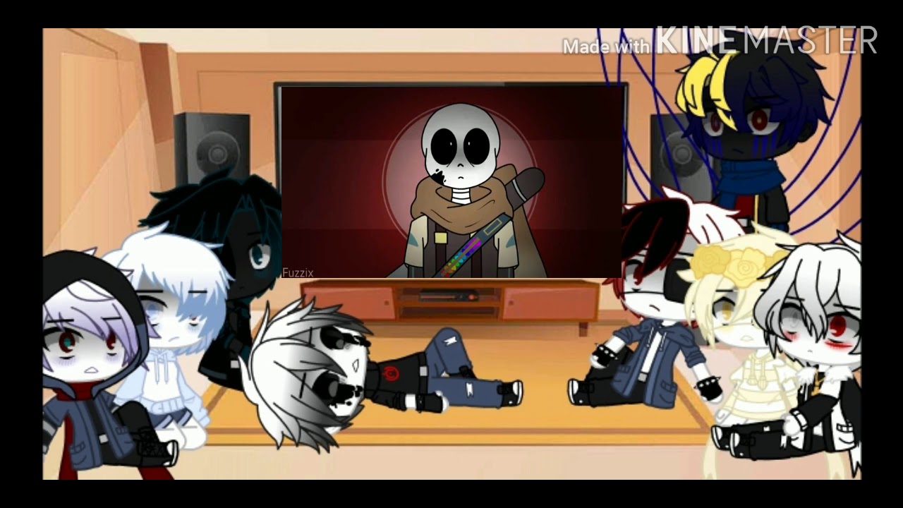 Bad guys and Star sanses (-Ink) react to Ink. Part 1 / • Yuki-kun •