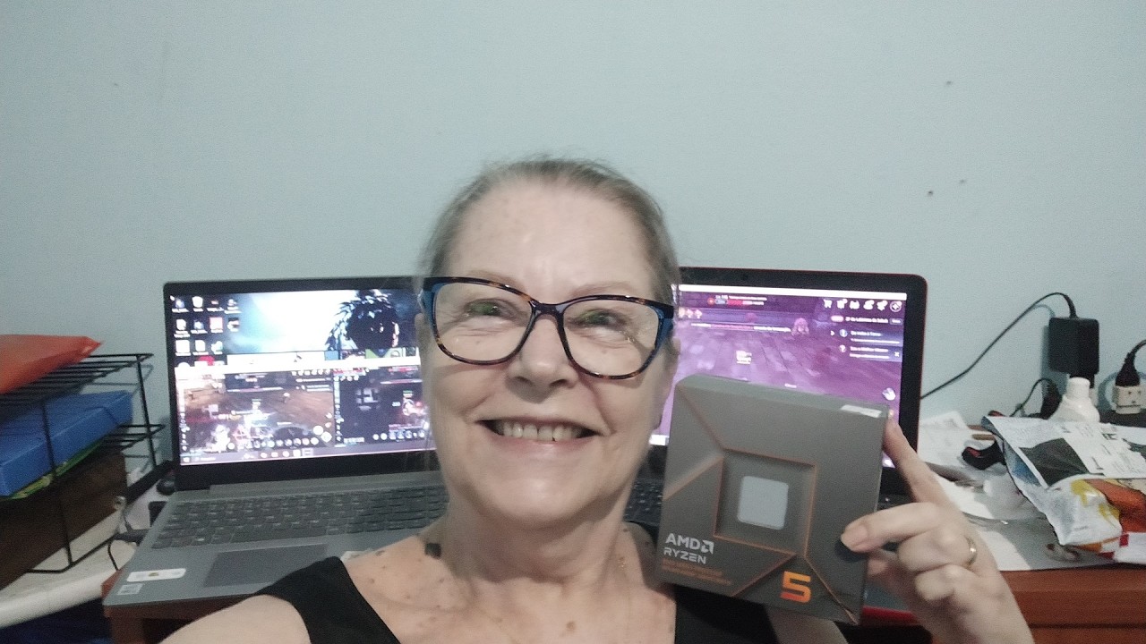 A vó gamer usando 100% da sua CPU - K.O.bita Games ao vivo no Mir4