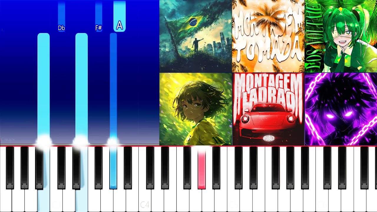 6 PHONK SONGS ON PIANO (Part 4) (Piano Tutorial)