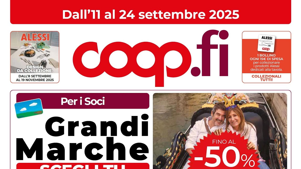 volantino COOP.FI BACK TO SCHOOL dal 11 al 24 settembre 2025 #anteprimissima