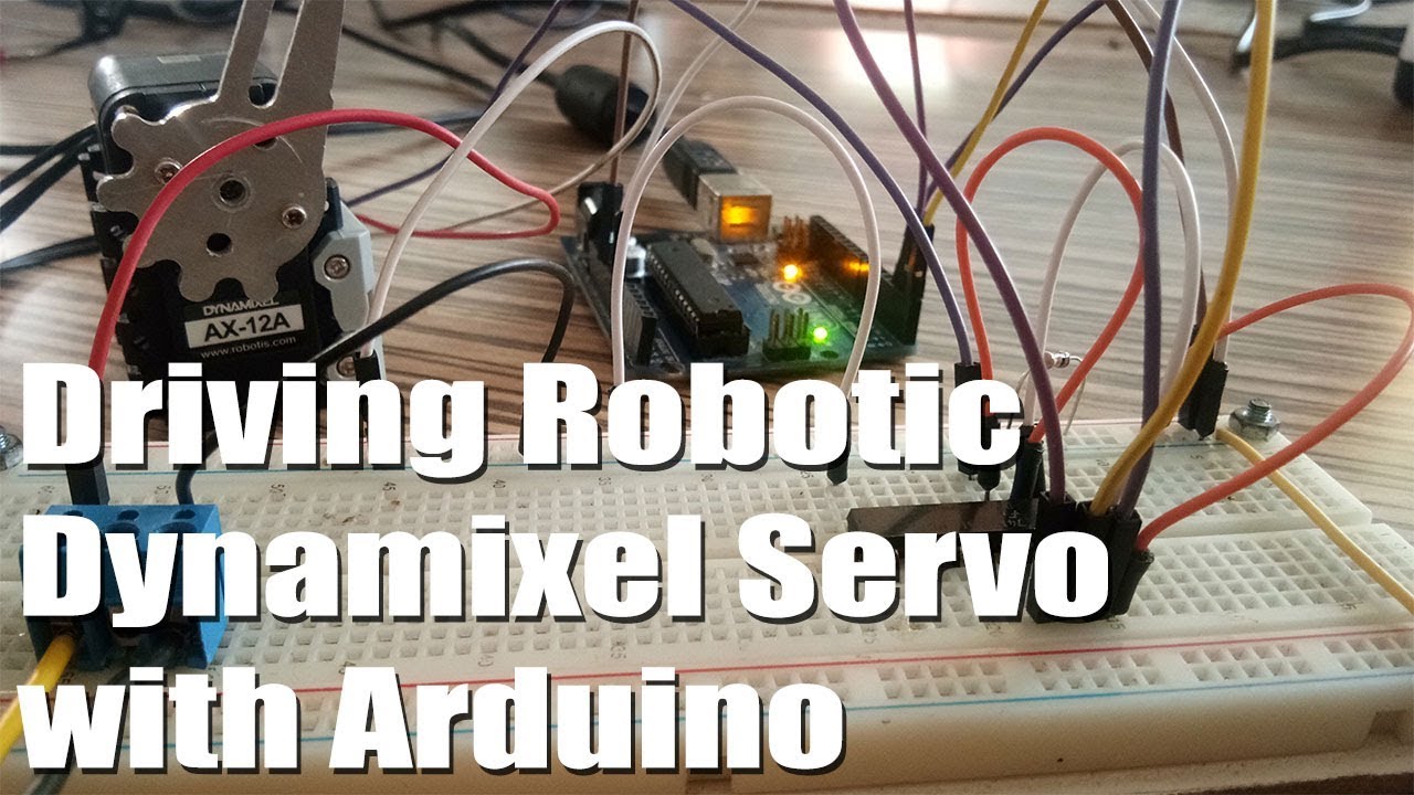 Driving Robotic Dynamixel Servos ( sending and receiving data )  with Arduino