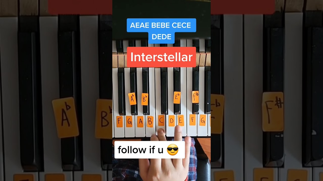 Interstellar (Easy Piano Tutorial)