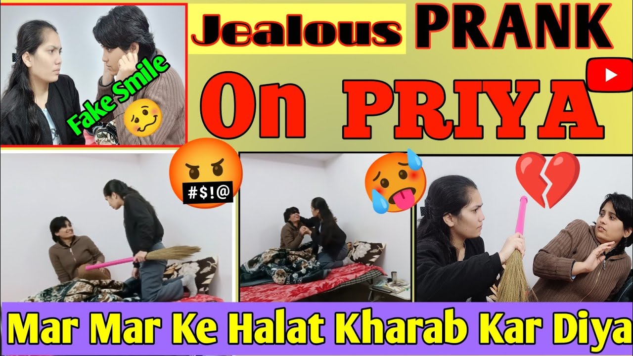 Jealous Prank on my Girlfriend/Bahut zyada gussa ho gyi😂Duggu Flirting with Another Girl😲