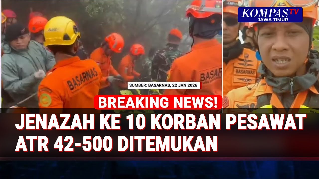 Tim SAR Ungkap Titik Lokasi Seluruh Jenazah Korban Pesawat ATR 42 500 & Langkah Evakuasi