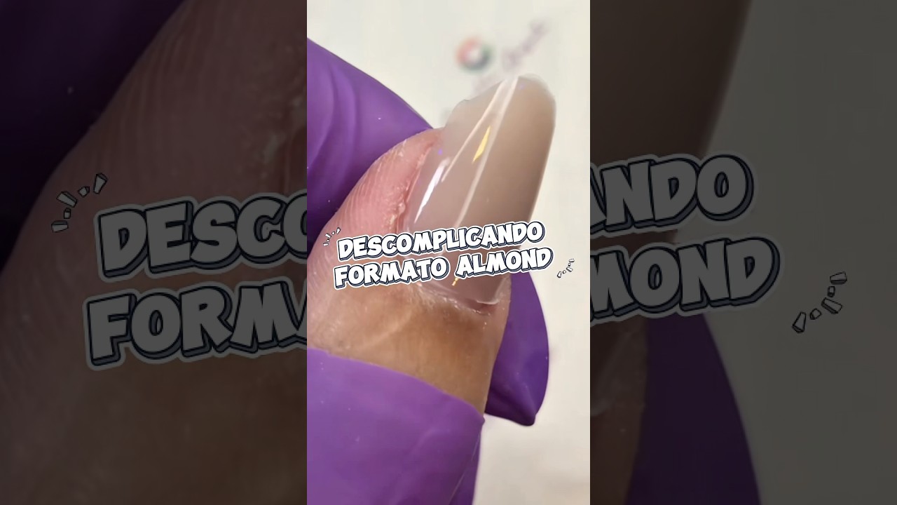 FORMATO ALMOND MOLDE F1 PARA INICIANTE! #naildesigner #unhas #dualforms #nails #tutorial