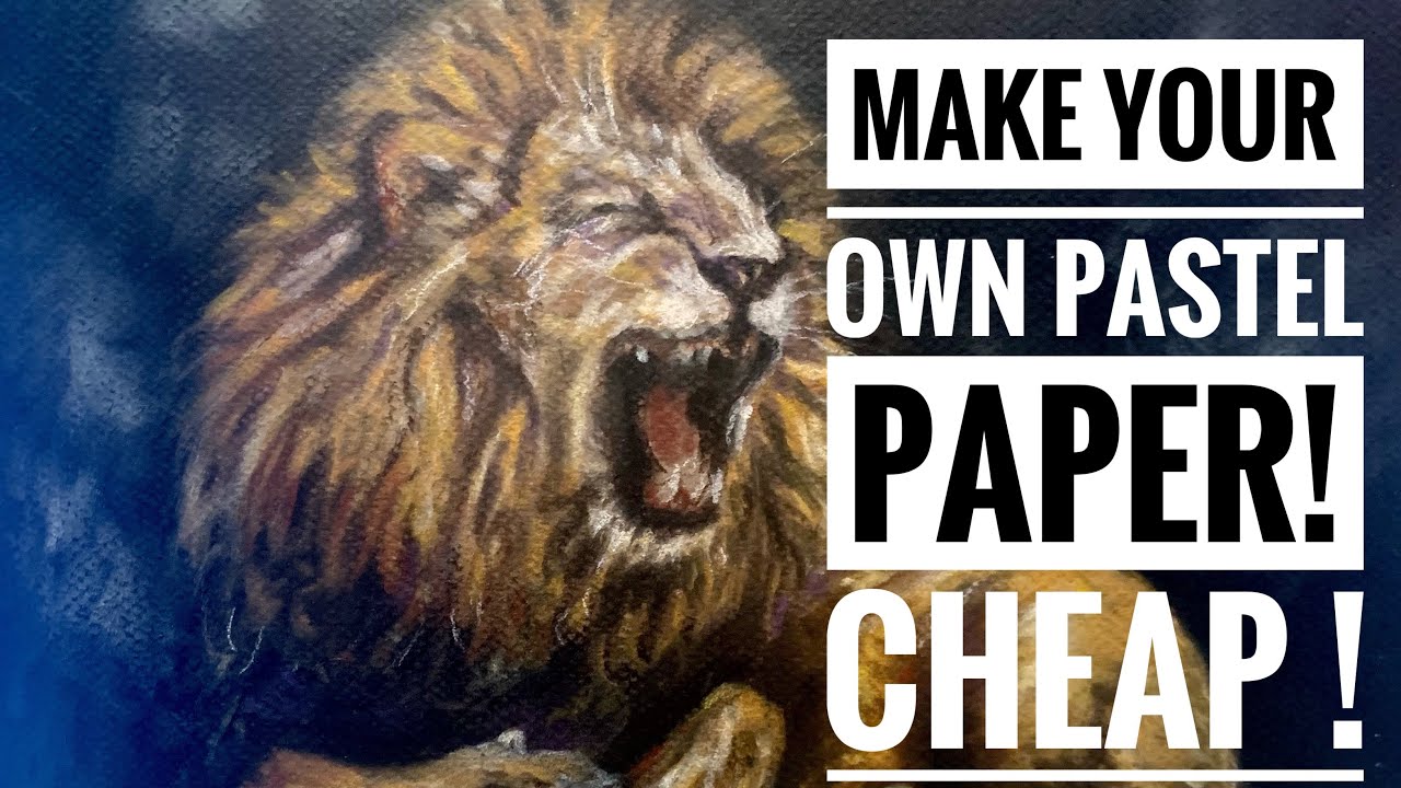 Make your own sanded pastel paper on a budget ! #art  #painting #pasteldrawing #pastels #pastel