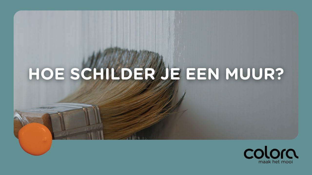 Hoe schilder je een muur mooi egaal? | stap voor stap