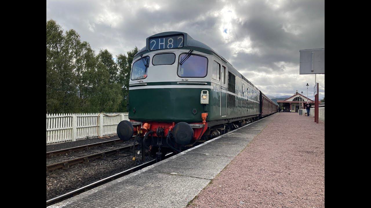 Class 27 Push Pull Trains Remembered at the Strathspey Railway (September 2024)