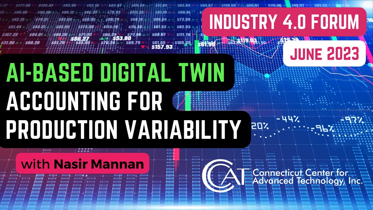 AI-Based Digital Twin Accounting for Production Variability