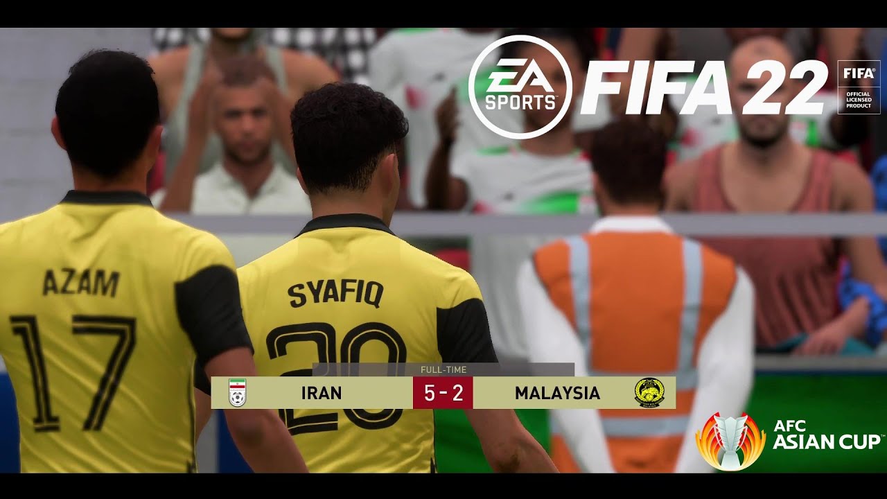 MATCHDAY 1 | AFC ASIAN CUP | FIFA 22 | MALAYSIA VS IRAN | LIGA MALAYSIA 2022 MOD | PC