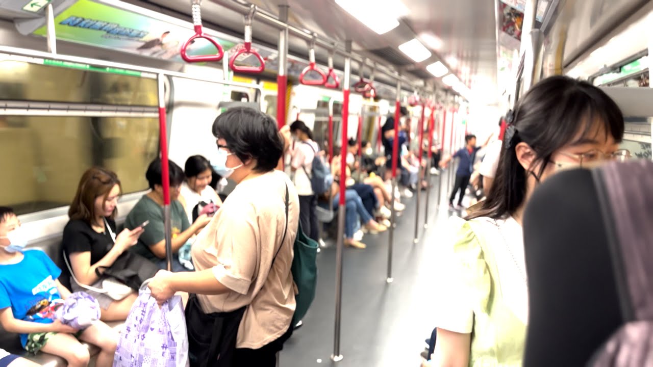 【中国/香港】香港MTR 地下鉄の様子(1/2) 4K動画 2023年5月