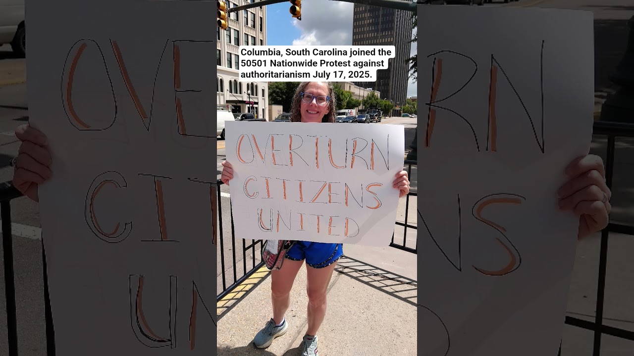Columbia, SC 50501 Nationwide Protest July 17, 2025 #50501 #protests #Trump #news # politics