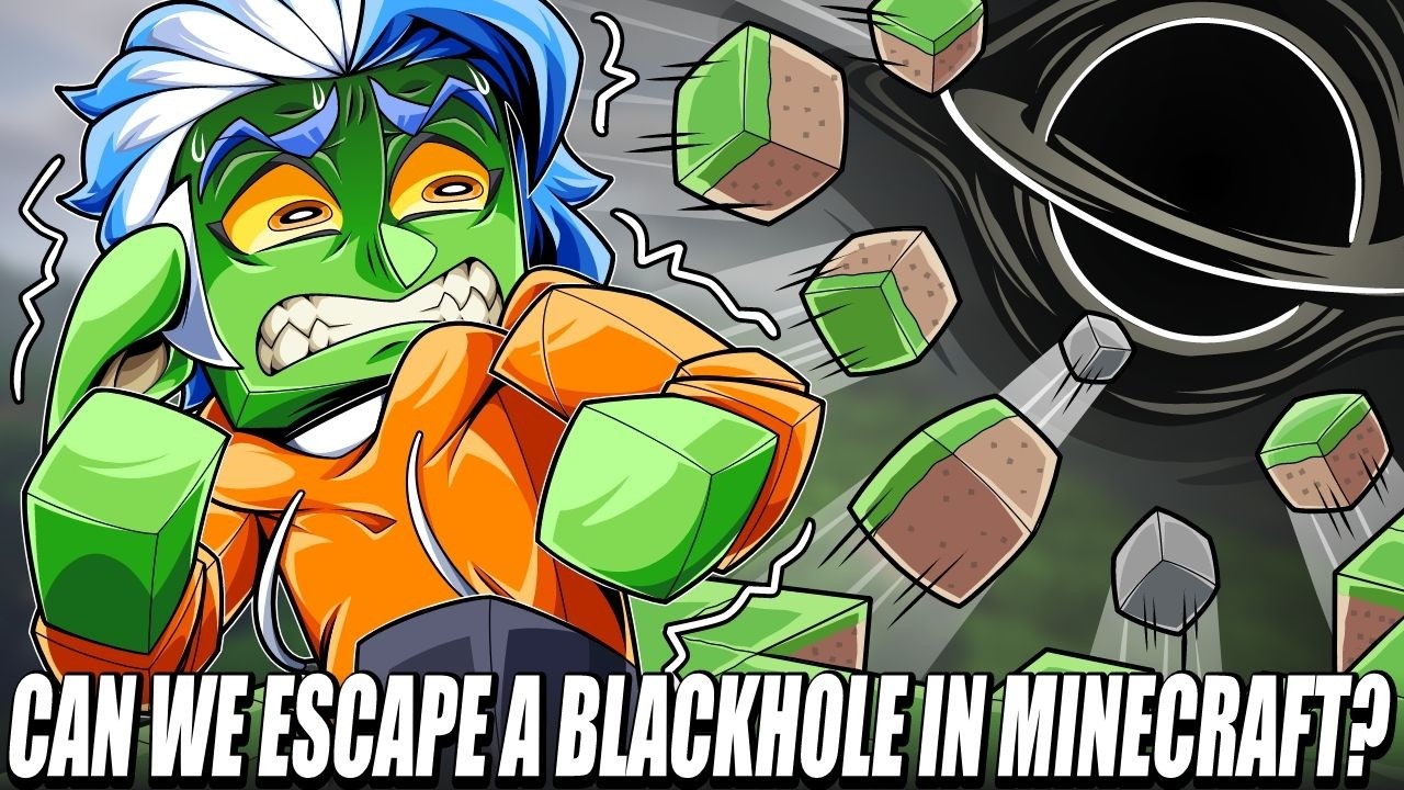 Can We Escape an Ever Growing Black Hole?? | Minecraft