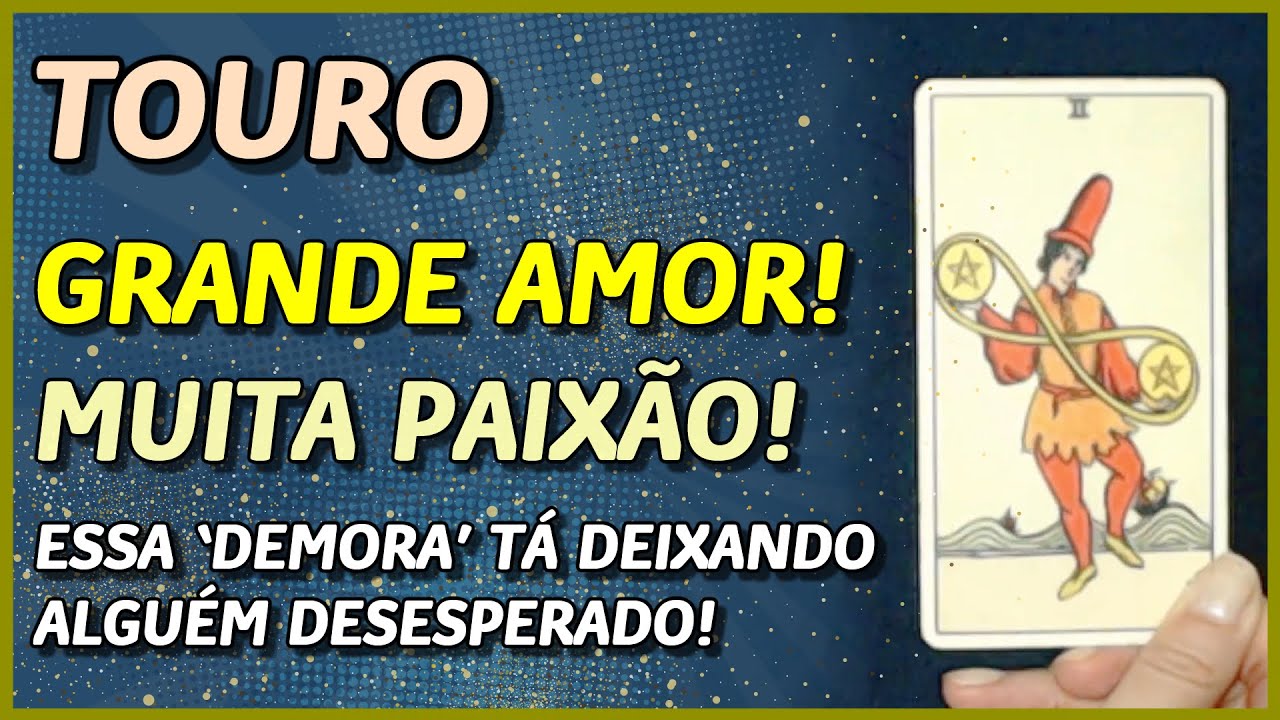 TOURO ♉️ // 💖 UM AMOR LINDO...💖- ESSA 'DEMORA' PRA UM ENCONTRO TÁ DEIXANDO ALGUÉM DESESPERADO!💔😭