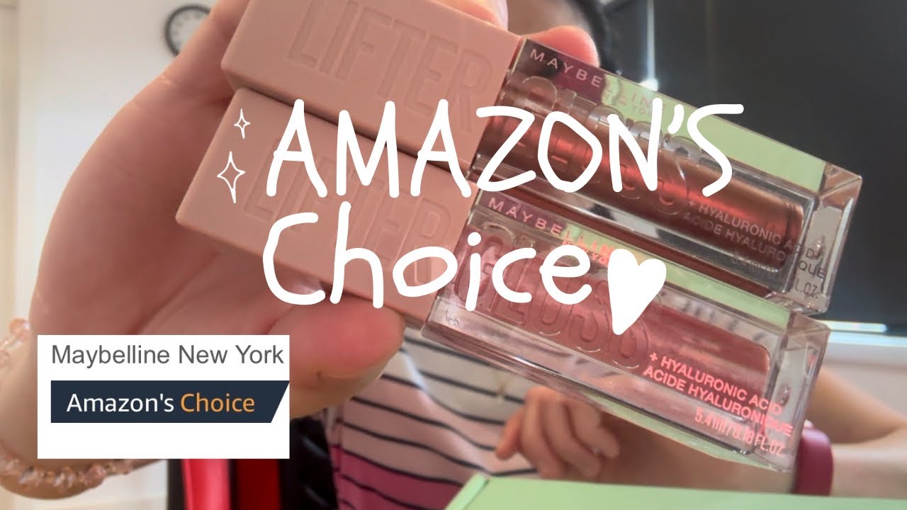 Пробую блеск для губ Amazon's Choice Lip Lifter Gloss || Pink Gaey 🩷