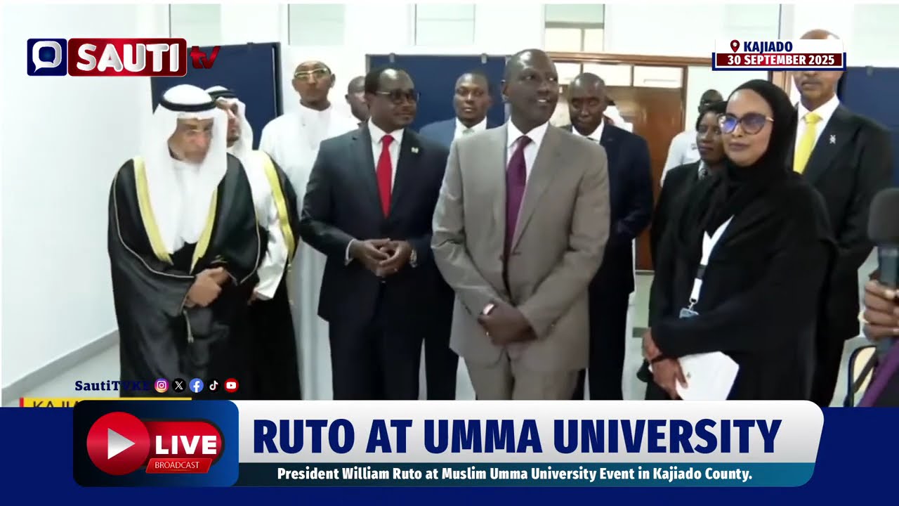 LIVE President Ruto at Umma University, Kajiado County.