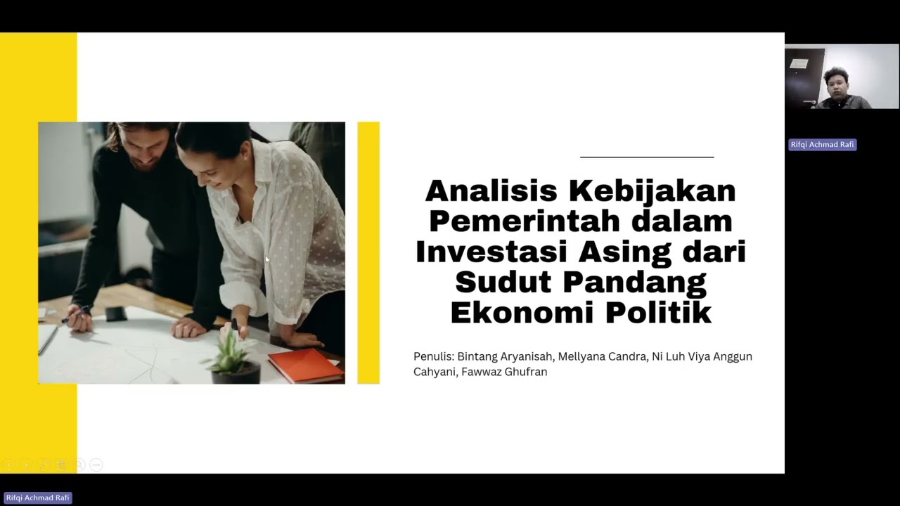 Presentasi UAS Jurnal Bisnis Internasional Oleh Rifqi Achmad Rafi NIM 250201021003