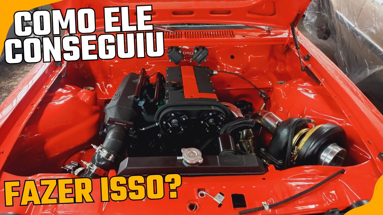 CHEVETTE COM MOTOR C20XE TURBO - QUASE TUDO NO LUGAR