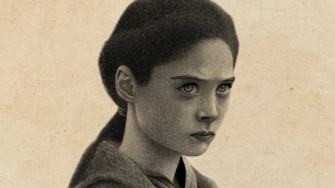 Drawing Raffey Cassidy (portrait)