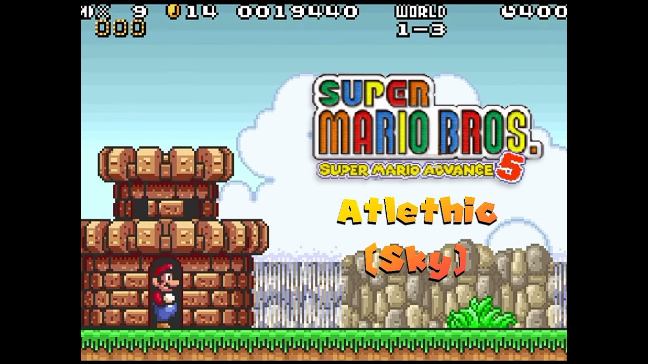 Super Mario Bros. - Atlethic (Sky) (SMA Soundfont)