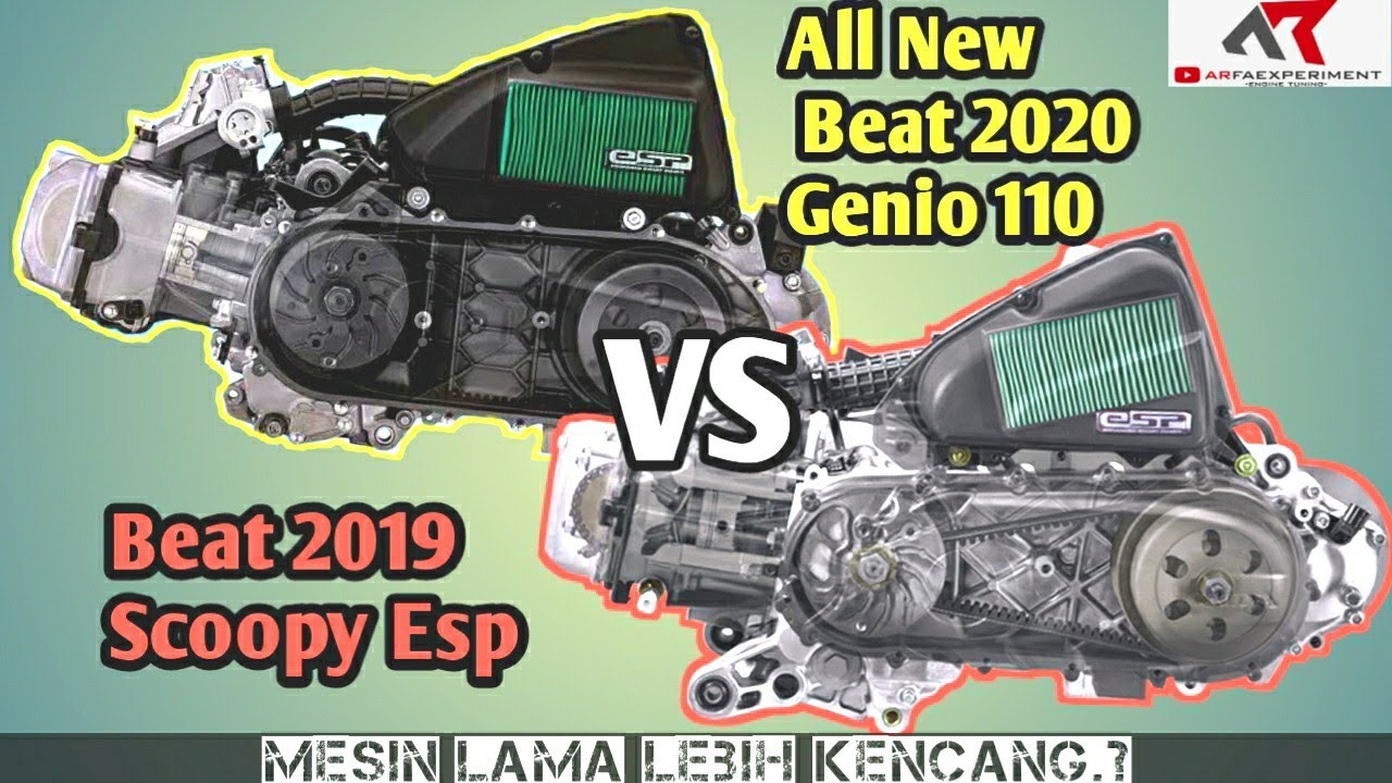 Perbandingan spesifikasi Mesin All new BeAT/genio 110 vs Beat 2019/Scoopy, Lebih unggul yang mana?