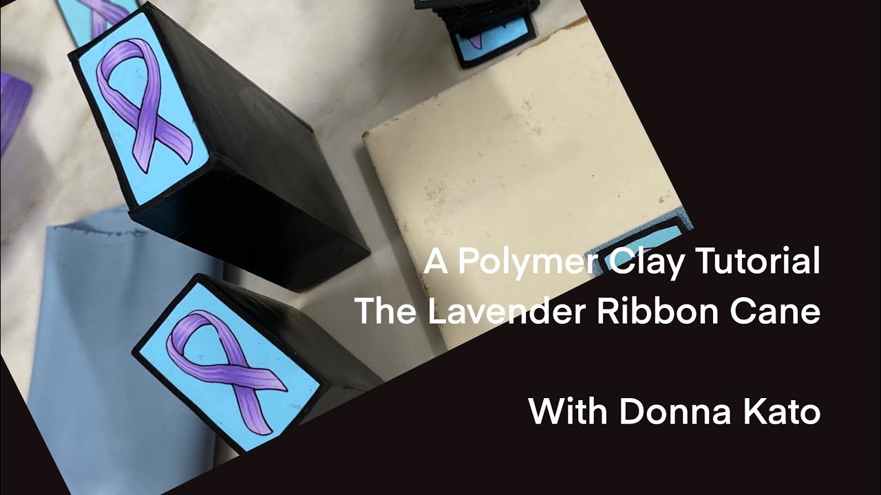 A Polymer Clay Tutorial: The Lavender Ribbon Cane