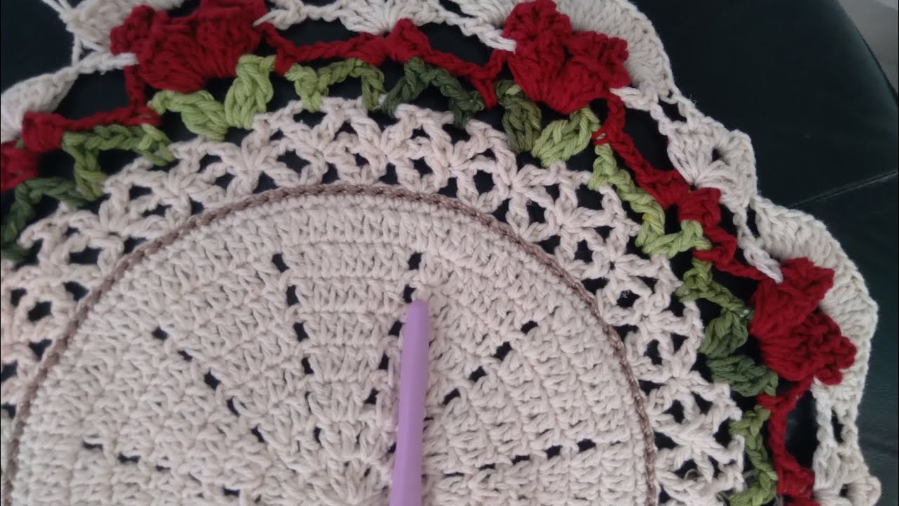 Início do suplast flor realeza . #crochet #croche #crochefacil #crochê #crocheting 