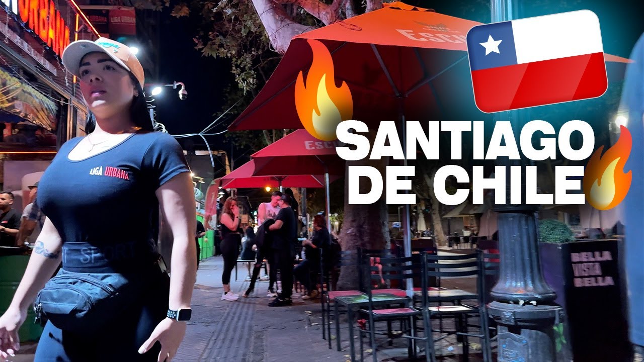 🇨🇱SANTIAGO DE CHILE FRIDAY NIGHT PARTY DISTRICT - BELLAVISTA 2024 [FULL TOUR 4K]