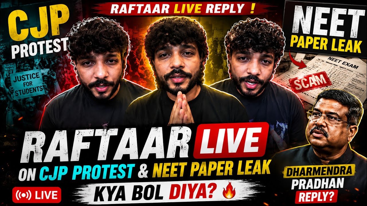 🔥 What Did Raftaar Say LIVE? 😳 The Truth About the CJP Protest!