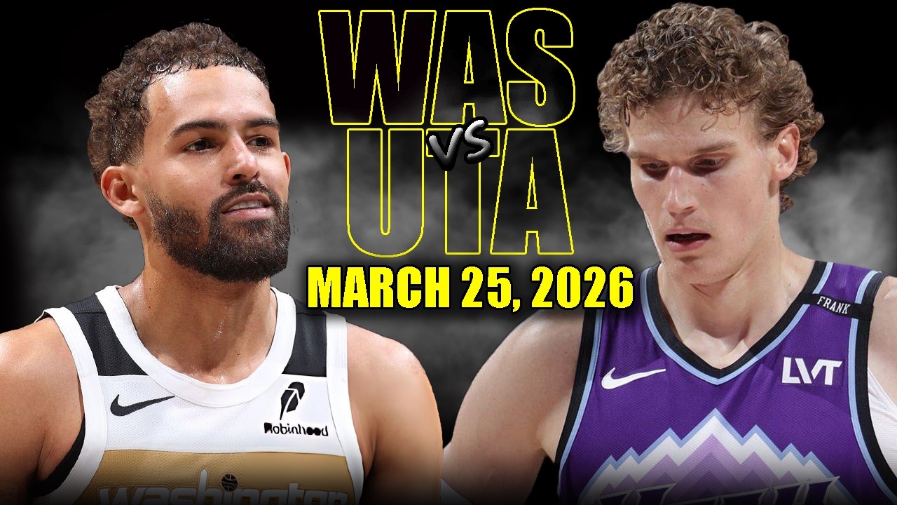 Utah Jazz vs Washington Wizards Full Game Highlights &ndash; March 25, 2026 | NBA Season