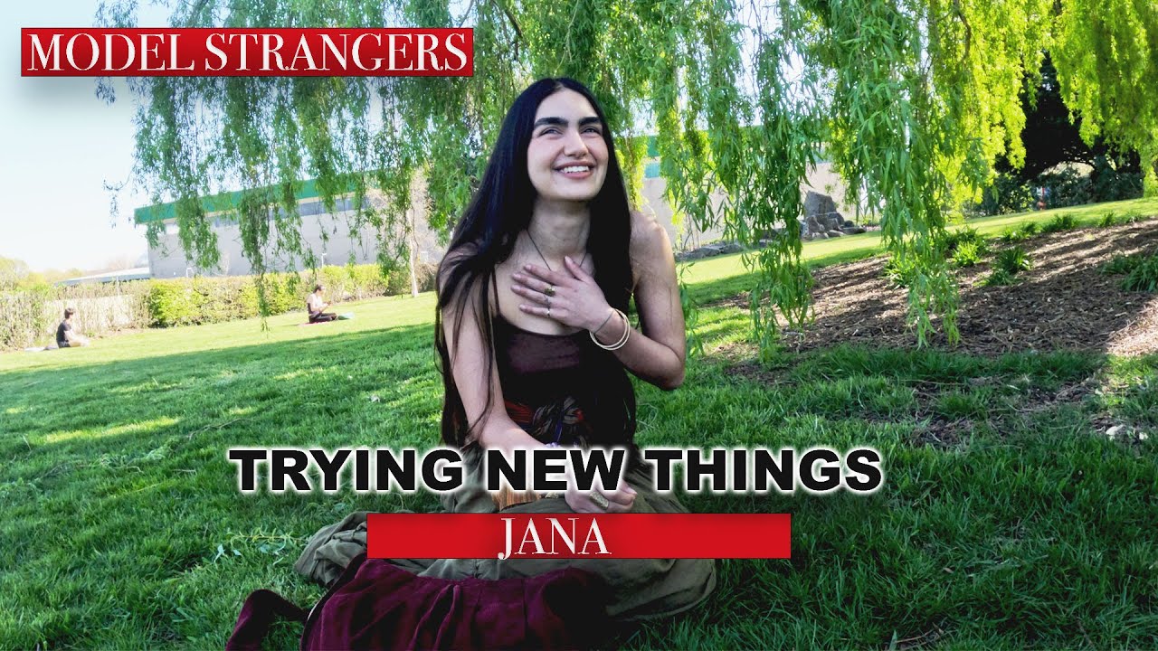 Jana: The Shy, Beautiful Girl in The Park