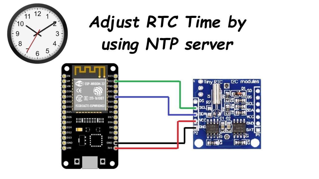 Adjust RTC DS1307 time by using NTP | Set RTC time with Internet